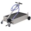 Heavy Duty 20 Gallon Low Profile Oil Drain With Pump Polypropylene - Gray - Image 2