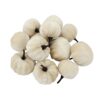 Velvety Pumpkin In Mesh Bag, Bag / 12, For Holiday Harvest Festival Fall Festival & Thanksgiving (Set of 4) - White - Image 3