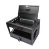 16 Bay Charging Cabinet For Laptop book, Locking Charging Station - Black - Image 7