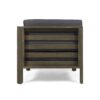 Oana - 2 Piece Loveseat Set With Water Resistant Cushions - Dark Gray - Image 7