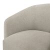 Ardena - Modern Sea Oat Swivel Barrel Chair - Beige - Image 12