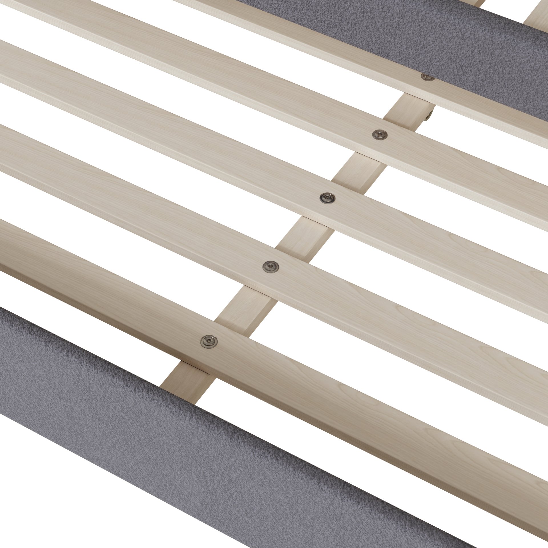 Full Size Upholstered Daybed With Light And Trundle - Gray - Image 12