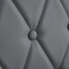 Armless Dining Chairs, Grid And Buckle Design Of The Back (Set of 4) - Gray - Image 16
