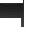 Modern Minimalist Curved Top Nightstand - Black - Image 3