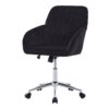 Adjustable Ergonomic Office Chair, Swivel Backrest Seat - Black - Image 6