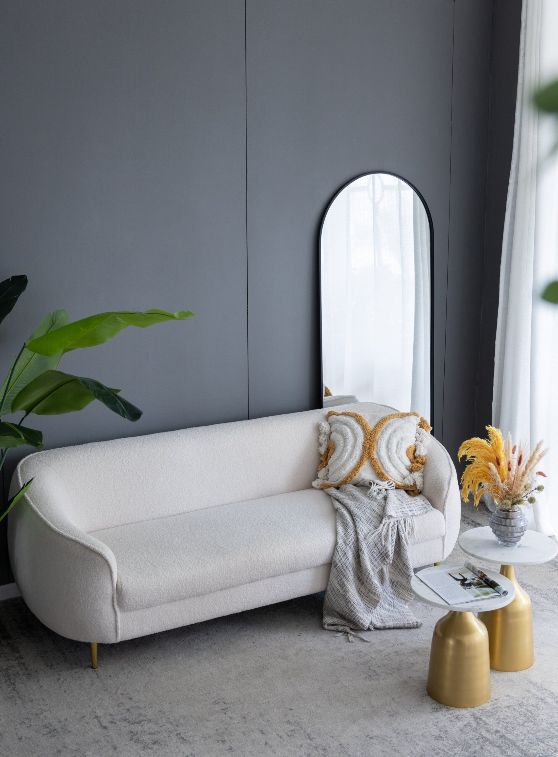 Celine Arch Body Mirror - Black - Image 7