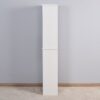 Wooden Bathroom Floor Storage Cabinet With 2 Doors And 6 Shelves - White - Image 18