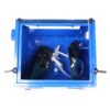 Bench Top Portable Sand Blaster Cabinet Kit 25 Gallon With 80 Psi Capacity - Blue - Image 5