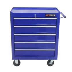 5 Drawers Multifunctional Tool Cart With Wheels - Blue