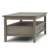 Warm Shaker - Coffee Table - Distressed Gray - Image 3