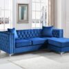 Paige - Sofa Chaise - Blue - Image 4