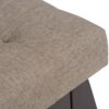 Draper - Mid Century Tufted Ottoman Bench - Fawn Brown - Image 6