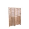 Panel Solid Wood Folding Room Divider - Natural - Image 7