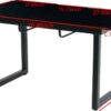 Square Extendable Dining Table With Metal Leg, Modern Space Saving Kitchen Table For Living Room - Black - Image 8