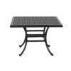 44" Square Dining Table - Dark Lava Bronze - Image 4