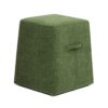 Oliver - Tapered Square Upholstered Ottoman - Moss Green Fleeced - Image 10