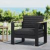 Giovanna - Club Chair Set With Aluminum Frame And Water Resistant Cushions - Black - Image 2