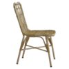 Outdoor Wicker Patio Dining Chairs (Set of 2) With Durable Iron Frame Rattan Weave - Natural - Image 7