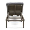 Ariana - Wooden Chaise Lounge With Cushion, Stylish Outdoor Relaxation - Gray - Image 11