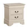 Louis Phillipe - Elegant Traditional Nightstand - Beige - Image 9