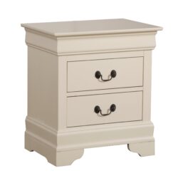 Louis Phillipe - Elegant Traditional Nightstand - Beige