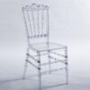 Dining Chair With Plastic Seat, Welding Chair (Set of 4) - Transparent - Image 2