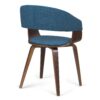 Lowell - Bentwood Dining Chair - Blue - Image 3