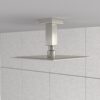 Ceiling Mounted 3" Shower Arm With Flange, Stainless Steel - Brushed Nickel - Image 5