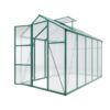 Newly Marketed Gain Height Windproof Aluminum Greenhouse 6 X 10 Ft Polycarbonate Greenhouse Raised Base And Anchor Aluminum Heavy Duty Walk - In Greenhouses For Outdoor Backyard In All Season - Green - Image 11