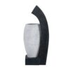 Water Fountain With Vase Design, With Light And Pump, For Indoor And Outdoor - Black / White - Image 3