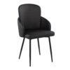 Dahlia - Contemporary Dining Chair (Set of 2) - Black - Image 2