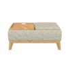 Revel - Reversible Tray Ottoman - Tan - Image 8