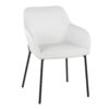Daniella - Contemporary Dining Chair (Set of 2) - Black / White - Image 2
