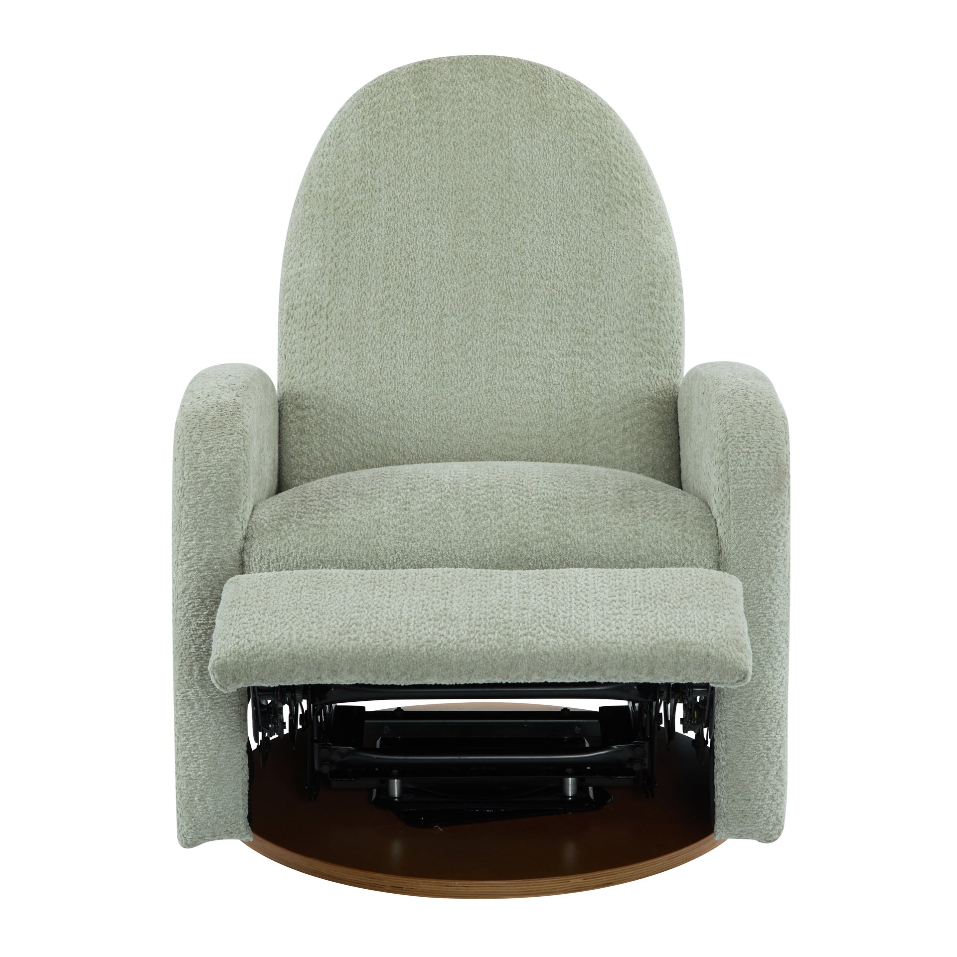 Modern 360 Swivel And Glider Recliner Chair - Light Green - Image 8