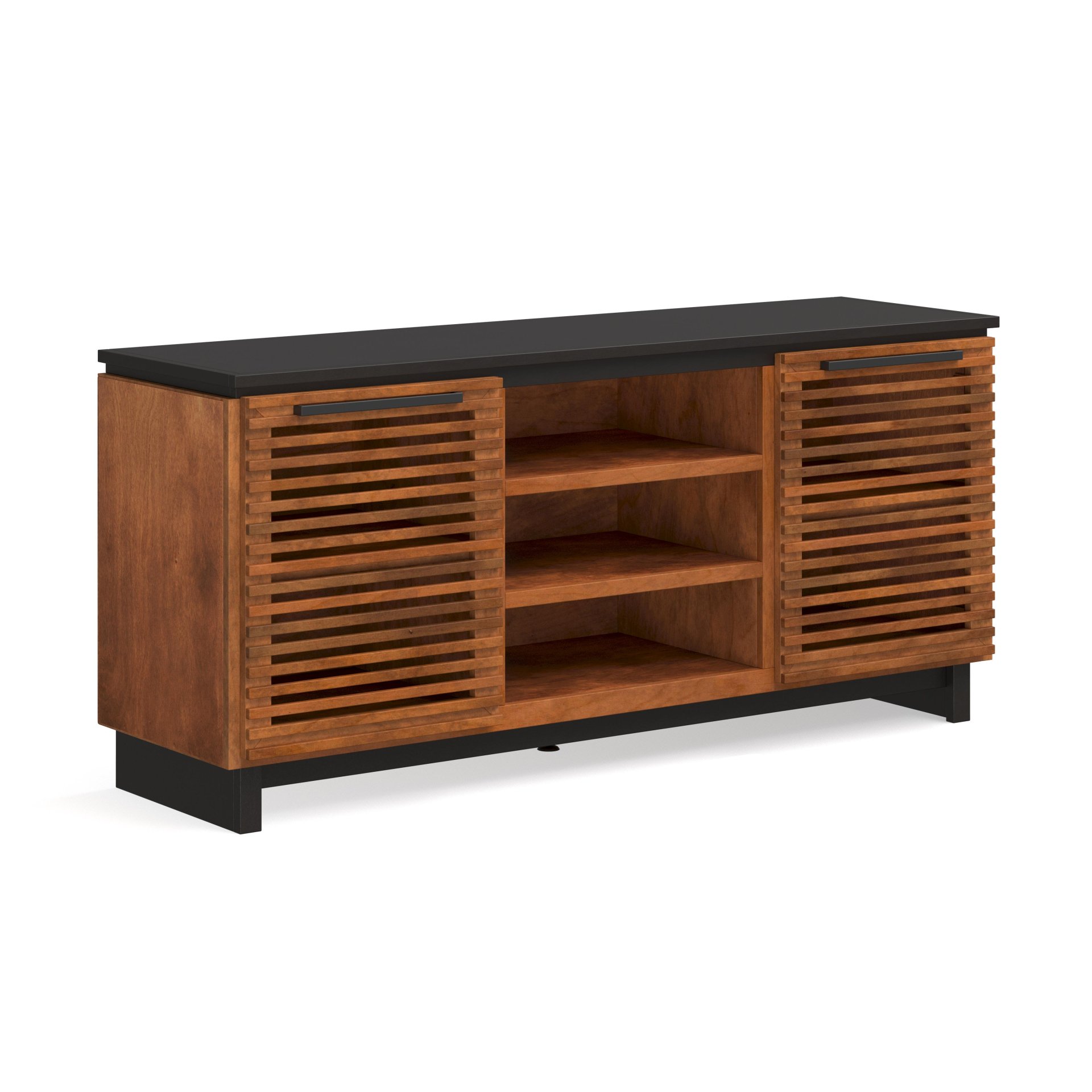 Graceland - TV Stand Console For TVs Up To 70" - Black, Bourbon - Image 8