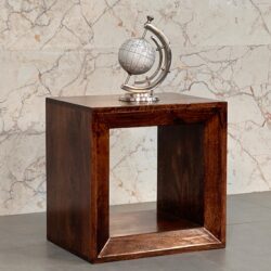 Solis - Open Side Table - Brown