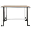 Roman - Industrial Counter Table - Gray / Natural - Image 4