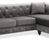 Nola - Sofa Chaise - Dark Gray - Image 2