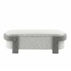 Large Versatile Storage Ottoman Bench: Spacious, Durable, Stylish - White / Light Gray - Image 15