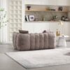 Soft Beanbag Chair With High Resilience Foam Core For Two People - Brown - Image 10