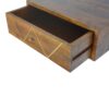 Floating Bedside Table - Chestnut - Image 2