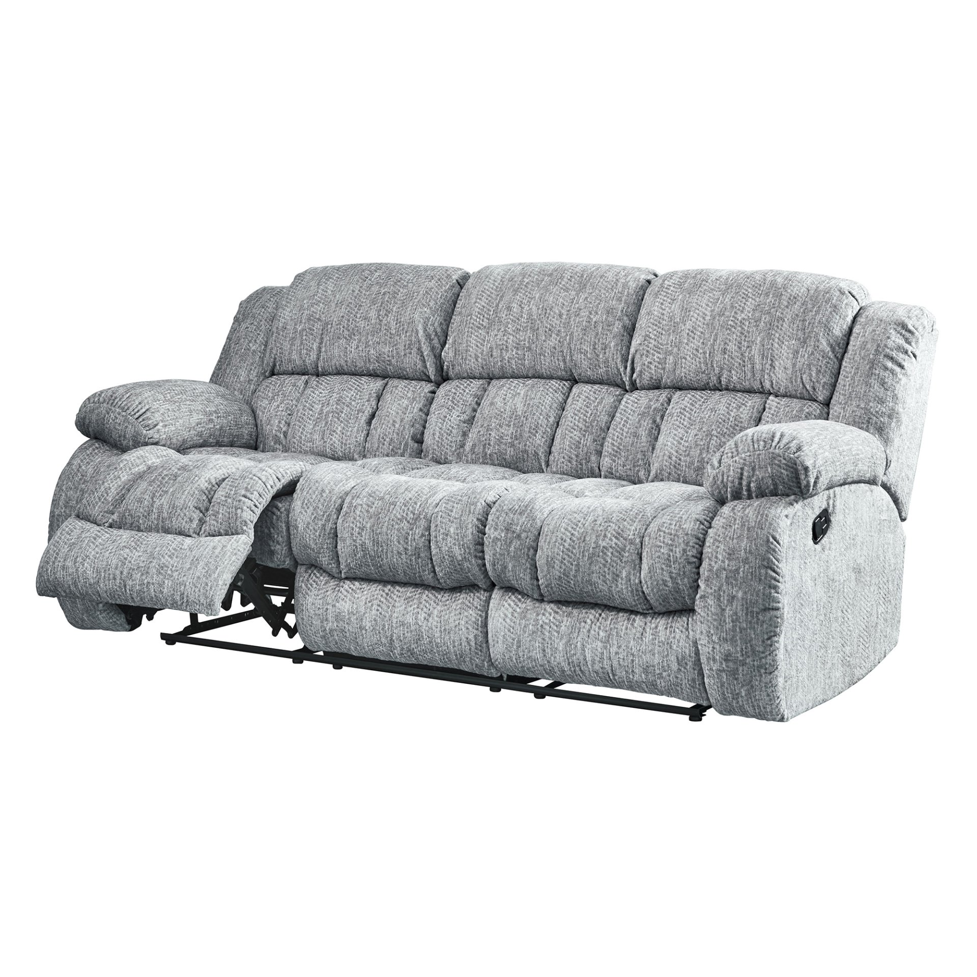 Stonic - Reclining Sofa And Loveseat - Gray - Image 6