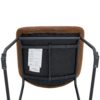 (Set of 4) Retro Chairs, Comfortable Bar Stools, Suitable For Industrial And Vintage Style Environments - Brown - Image 19
