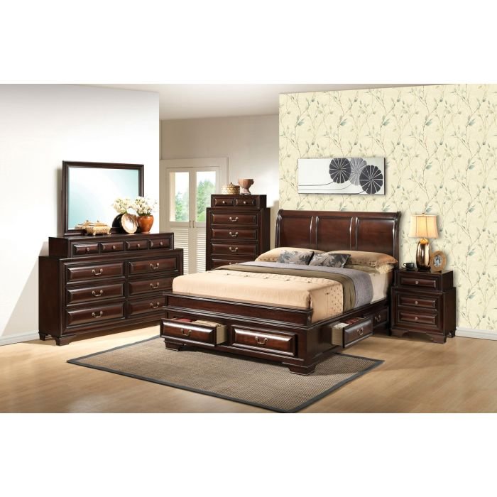 Lavita - Full Storage Bed - Cappuccino - Image 3