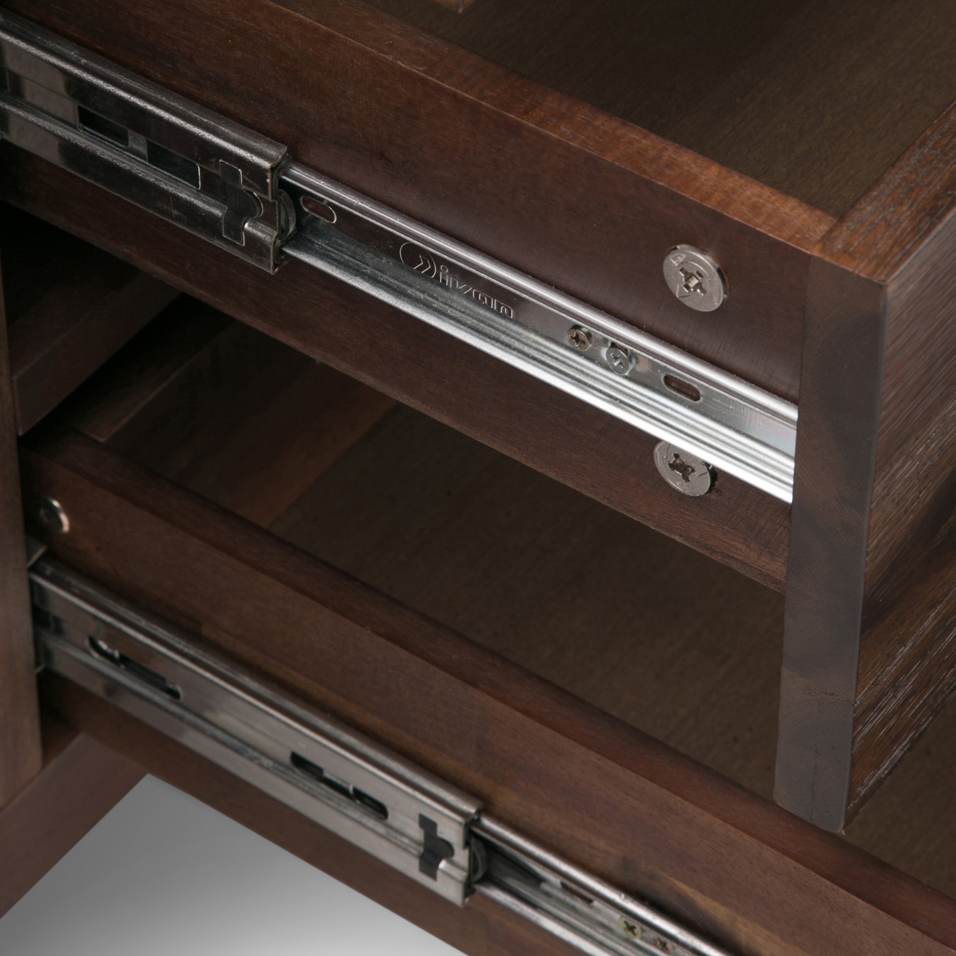 Lowry - Sideboard Buffet - Distressed Charcoal Brown - Image 4