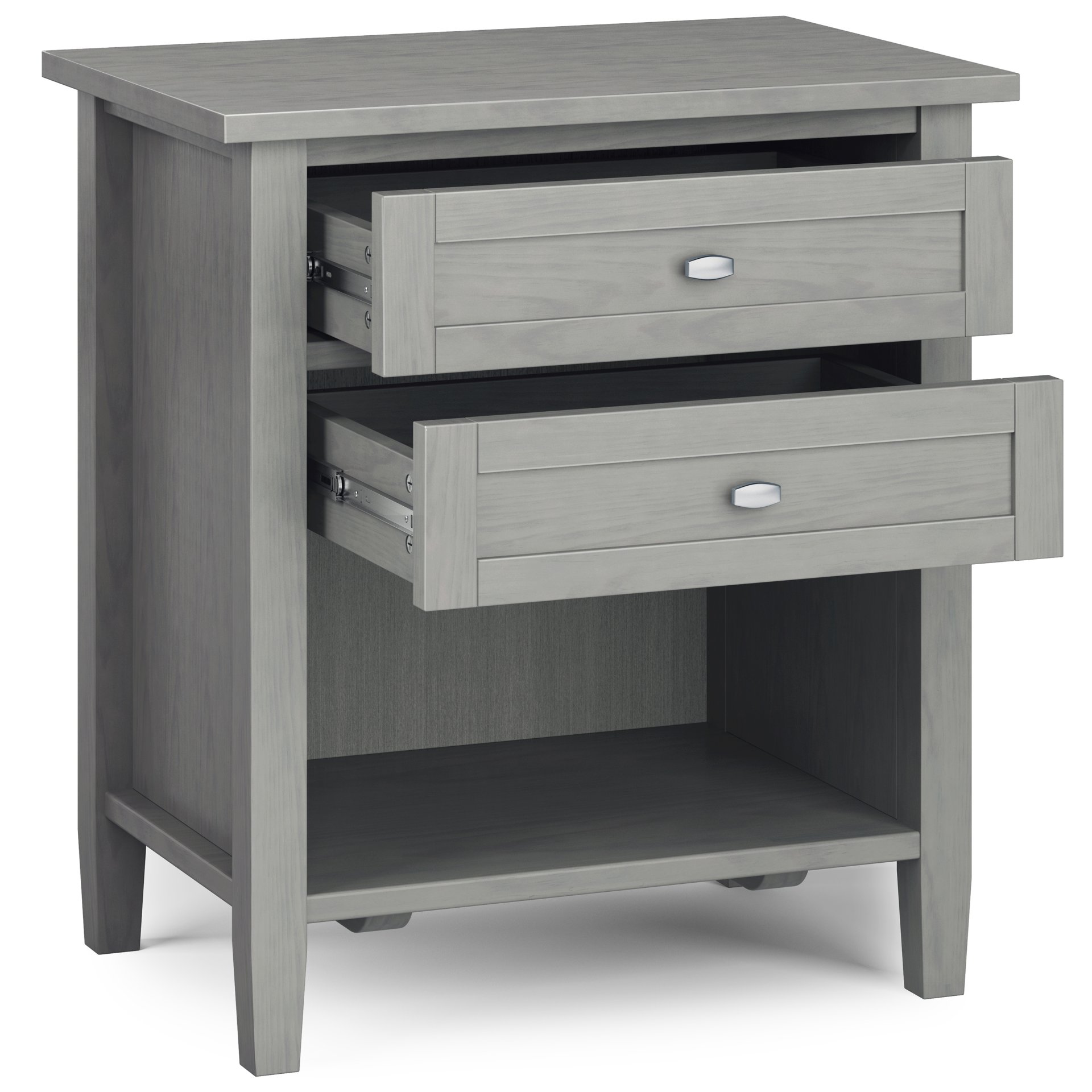 Warm Shaker - Bedside Table - Fog Gray - Image 9