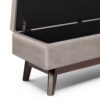 Owen - Rectangular Storage Ottoman - Distressed Gray Taupe - Image 4