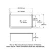 Undermount Kitchen Sink Workstation 33" Single Bowl Dual Mount Sink With Accessories - White - Image 3