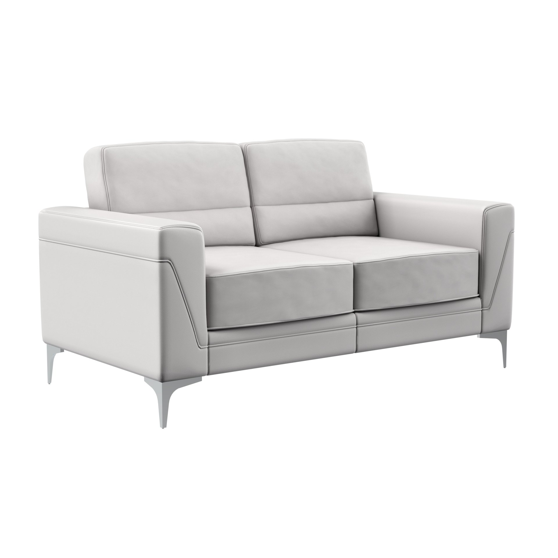 Creta - Loveseat - Light Gray - Image 7