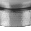 Drum Accent Side Table, Contemporary & Modern - Chrome - Image 5